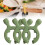 (Green, 3pcs) 3kpl monitoimi silikoni lastateline 1