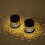 (Black, 4pcs) 4 lumini solare mandala, gard, etanșe 5