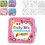 (pink, One size) Libro agua reutilizable 2026, montessori. 1