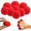 (Red Balls 2.5cm, 1set) 10 Red Soft Sponge Balls, Magic Trick Props, Comedy 1