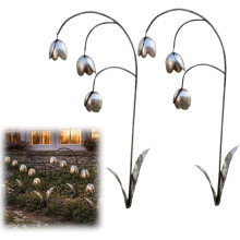 (Metal, 2pcs) 60cm metalli kielo, puutarha seiväs