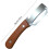 (Khaki, 3pcs) Multi-Functional Vegetable Peeler, Wooden Handle, Ultra-Sharp 6