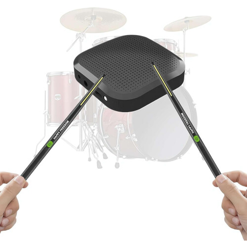 (A Black, one) Virtual Electronic Drum Set, Air Sticks, Bluetooth, Pedals