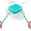 (A Blue, one) Virtual Electronic Drum Set, Air Sticks, Bluetooth, Pedals 1