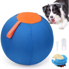 (21.7inches Blue Ball, 1pcs) 17,72 hüvelykes óriás terelő labda kutyáknak, nyugtató jumbo labda, tépésálló felfújható