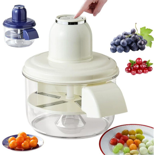 (White, 1set) Machine épluche raisin électrique 2025, aussi ail