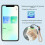 (Blue APP version, 1pcs) 6.8cm kristallipallo video soitin 7