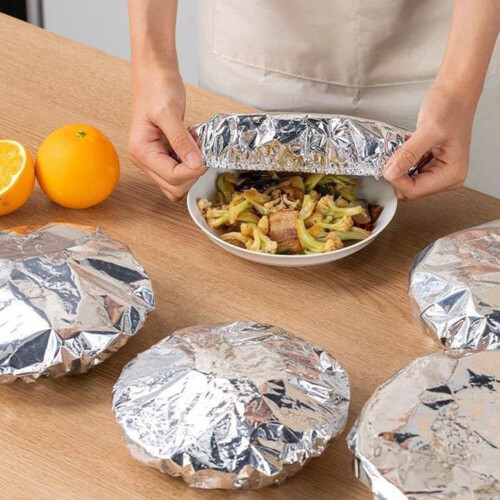 (Silvery, 10pcs) 50 cubiertas aluminio, aislante calor. 2