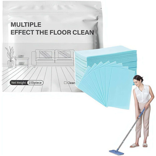 (Blue, 1 Ounce (Pack of 1)) 100 Multi-Surface Floor Cleaning Tablets, Deep Clean
