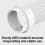 (White, -) Conector furtun AC portabil, 5.1-5.9″ 5