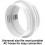 (White, -) Conector furtun AC portabil, 5.1-5.9″ 6