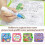 (pink, One size) Libro agua reutilizable 2026, montessori. 5