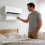 (White, -) Deflector aire 3 en 1 ajustable, evita corriente. 4