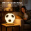 (Warm Light, -) 3D jalkapallo lamppu, ladattava 5