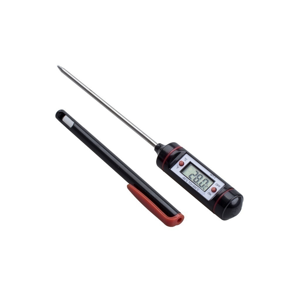 Stoyotu Stainless Steel Probe Digital Food Thermometer Multifunctional Bbq Steak Turkey Wine Cooking Kitchen Temperature Tool
