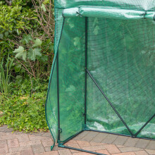 1.5m x 1m Outdoor Greenhouse for Plants with Steel Frame and Protective PE Cover