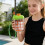 (Green, -) 2 in 1 Ice Cube Bottle with Straw, Tray, Reusable 3