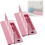 (Pink2pcs, 1set) Pare-éclaboussures évier 35cm pliable, ventouses, silicone 1