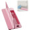 (Pink1pcs, 1set) Pare-éclaboussures évier 35cm pliable, ventouses, silicone 1