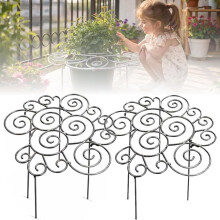 (SliveryL*2pcs, 1set) Metall Pflanzenstützringe für Garten, Pfingstrosenkorb, stapelbar