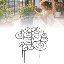 (SliveryL*1pcs, 1set) Metalli kasvin tukirengas, pioni häkki