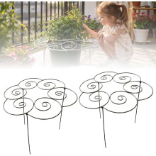 (SliveryM*2pcs, 1set) Metall Pflanzenstützringe für Garten, Pfingstrosenkorb, stapelbar