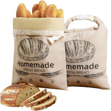 (Beige 2pcs, 1set) 43x32cm mehiläisvaha leipäpussi
