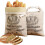(Beige 2pcs, 1set) Sacchetti pane cera d'api, lino riutilizzabile, 43x32cm, congelatore 1