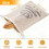 (Beige 2pcs, 1set) Sacchetti pane cera d'api, lino riutilizzabile, 43x32cm, congelatore 6