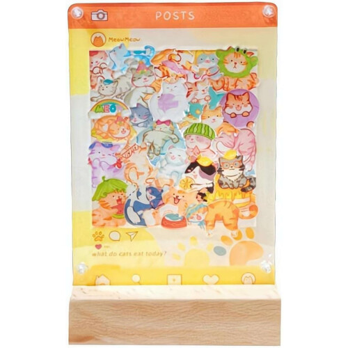 (Cat Nightlight Model, 1pcs) 34 osaa kissa muotoinen 3D palapeli
