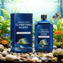 (Blue*3pcs, 1set) 2 db gyors hatású akvárium vízderítő, 100 ml akvárium víztisztító