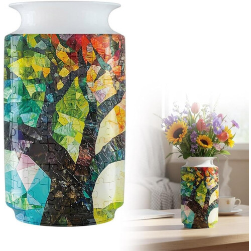 (Tree, One Size) 162 osaa 3D palapeli maljakko aikuisille