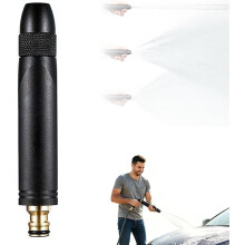 (black*1pcs, 1set) Koti korkeapaine autopesu suutin