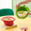 (Red, 1pcs) Rotatable 2-in-1 Colander for Kitchen, Fruit & Vegetable Washer 2