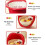 (Red, 1pcs) Rotatable 2-in-1 Colander for Kitchen, Fruit & Vegetable Washer 7