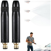 (black*2pcs, 1set) Koti korkeapaine autopesu suutin