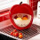 (Red, 1pcs) Rotatable 2-in-1 Colander for Kitchen, Fruit & Vegetable Washer 4