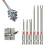 6 Schraubendreherbits Set, magnetisch, Pagodenform, S2 Legierung 1