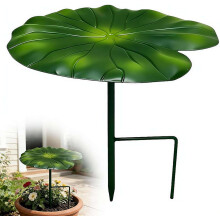 (Green1pcs, 1set) Wasserlilie Blatt Pflanzenschirm, wasserdicht, 21 cm, für Teich & Topfpflanzen