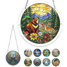 (Style5, 1pcs) Akril puzzle napfogó 83 db, 7,87 hüvelykes, felnőtteknek