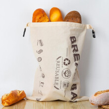 (Beige, free size) Extra iso mehiläisvaha leipäpussi