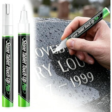 (white, 1 Count (Pack of 1)) Golden Tombstone Marker Pen, Weatherproof Quick Drying Paint Marker for Restoring Faded Grave Inscriptions for Graveston
