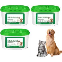 (Green, 3pcs) Koti lemmikin karva ja haju poisto taika boxi