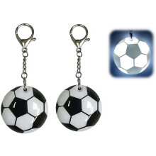 (Black 2pcs, Small) Klíčenka fotbalový míč, svítící
