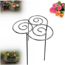 (Silvery 1pcs, S-10.83in) Metall-Pflanzenstützring für Garten, 2er-Set, 17,32", für Pfingstrosen, Wachstum, Schutz, rankend