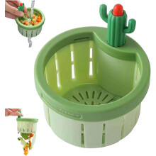 (Green 1pcs, Small) 2026 kaktus keittiö allassihti