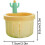Colador cactus plástico, autodescarga. 2