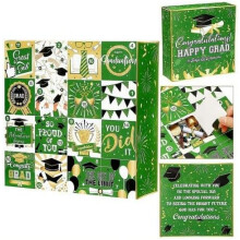 (Green, 1 Count (Pack of 1)) 16 päivää valmistujais lahja laatikko