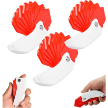 (Red-3pcs, free size) 9 az 1-ben tömítő spatula – szilikon tömítő eltávolító és simító ajtókhoz, ablakokhoz
