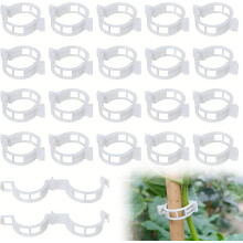 (White, 200pcs) 2026 uudelleen käytettävä kasvin tukiklipsi